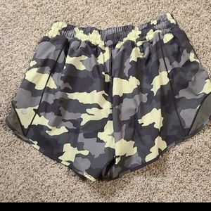 Size 6, never worn Lululemon gym shorts